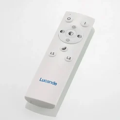 Lucande LED-taklampe Narumi, CCT, 110 cm, svart, aluminium| Design- Og Hotellbelysning|Led-Innendørs