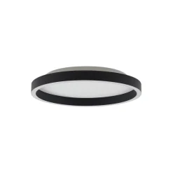 Lucande LED-taklampe Rotundo, Ø 40 cm, svart, dimbar Best