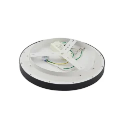 Lucande LED-taklampe Rotundo, Ø 40 cm, svart, dimbar Best