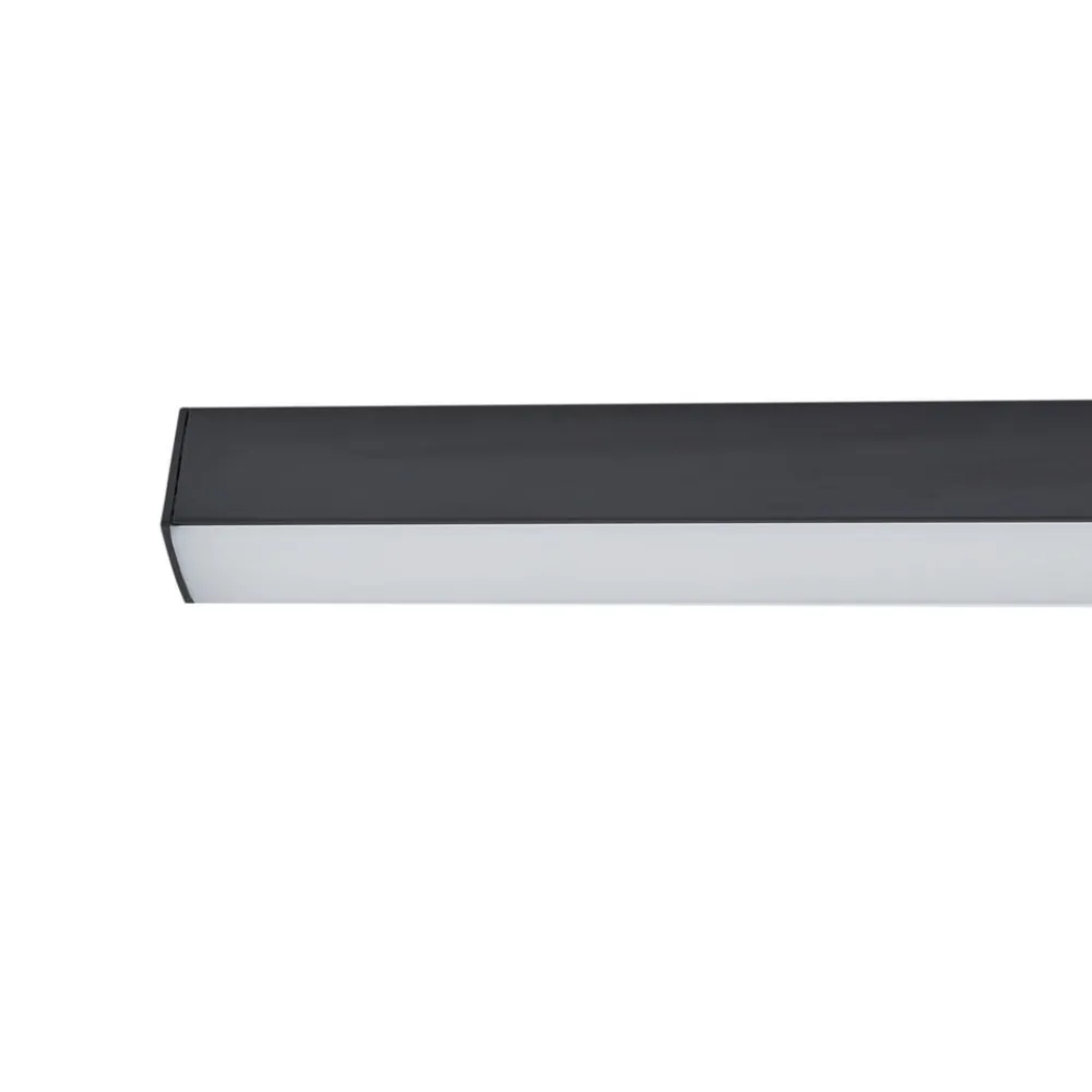 Lucande LED-taklampe Teniona, 132 cm, svart, aluminium Sale