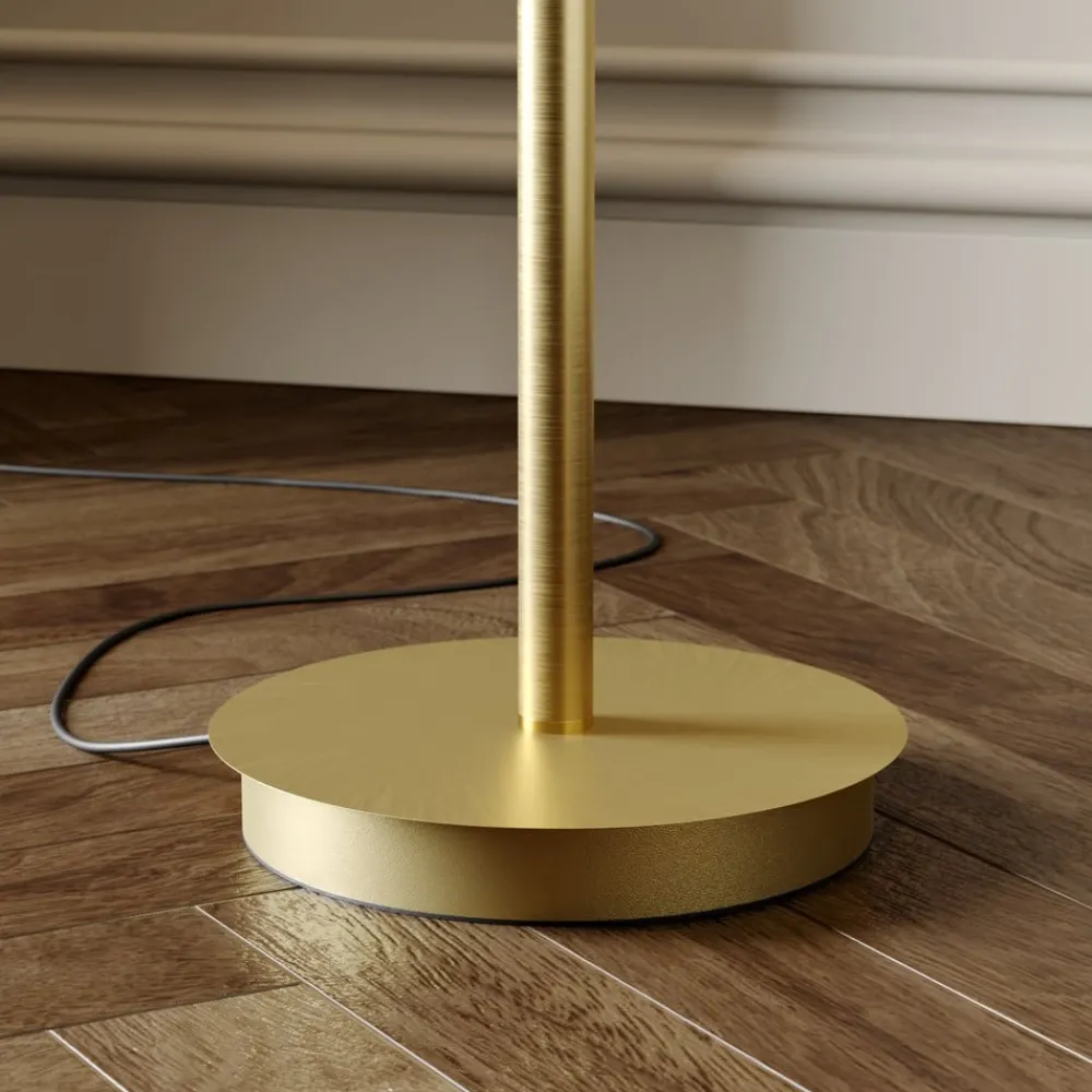 Lucande LED-uplight Anniki, messing| Gulvlamper