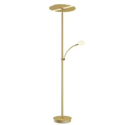 Lucande LED-uplight Anniki, messing| Gulvlamper