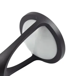 Lucande LED-utelampe Filor, svart, aluminium, 250 cm| Kommersiell Utebelysning|Led-Utendørs