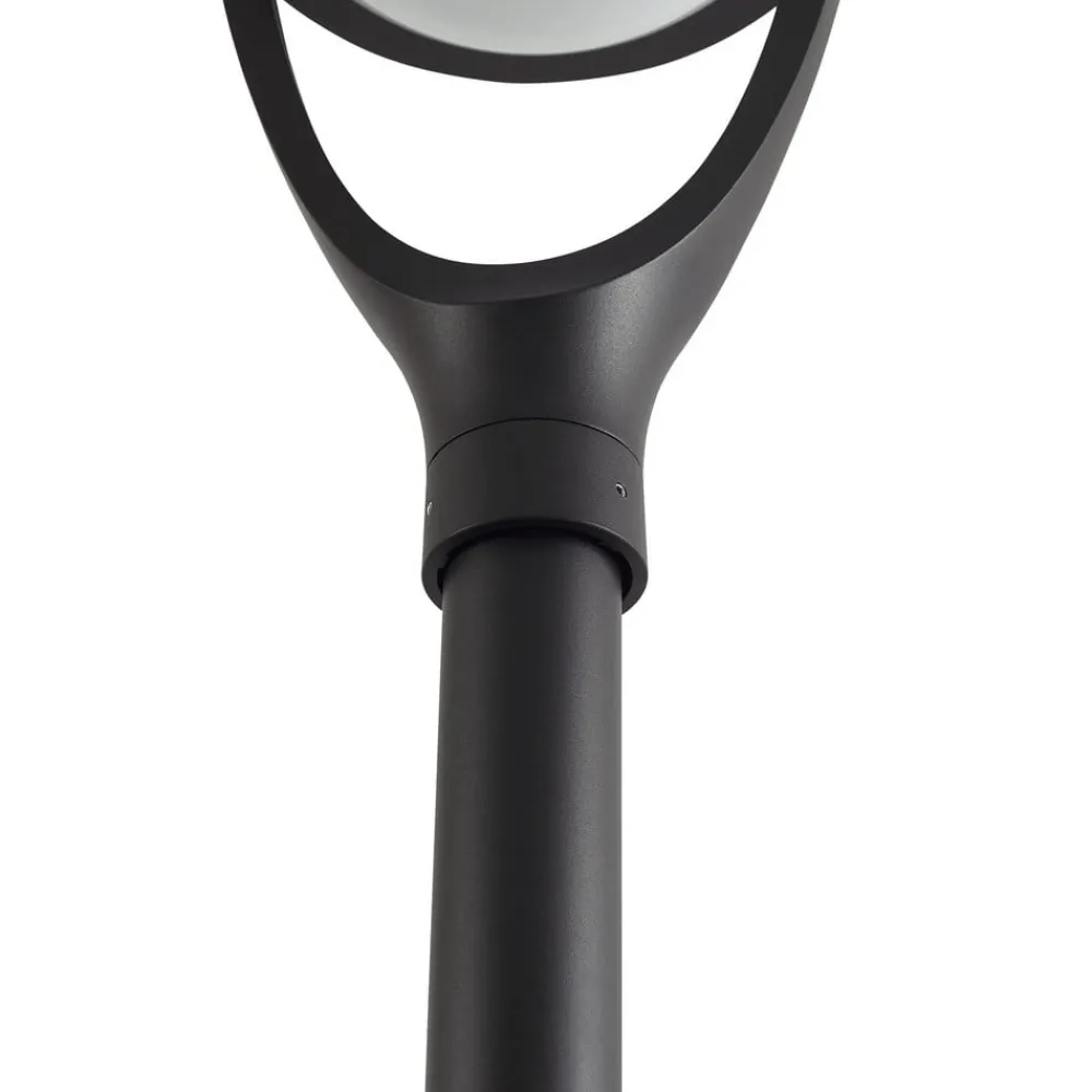 Lucande LED-utelampe Filor, svart, aluminium, 250 cm| Kommersiell Utebelysning|Led-Utendørs