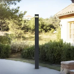 Lucande LED-utelampe Tavion, 230 cm, antrasitt, IP65 Best