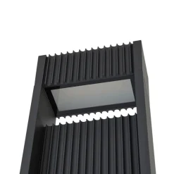 Lucande LED-utelampe Tavion, 230 cm, antrasitt, IP65 Best