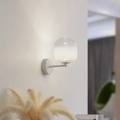 Lucande LED-vegglampe Avelina, hvit| Vegglamper