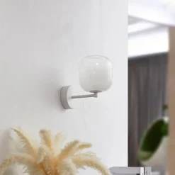 Lucande LED-vegglampe Avelina, hvit| Vegglamper