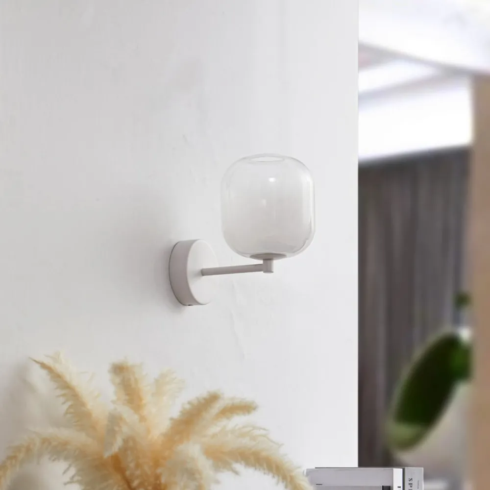 Lucande LED-vegglampe Avelina, hvit| Vegglamper