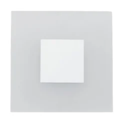 Lucande LED-vegglampe Berlind, 26 cm, hvit, glass, metall Outlet