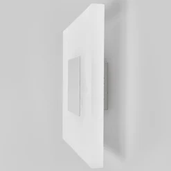 Lucande LED-vegglampe Berlind, 26 cm, hvit, glass, metall Outlet