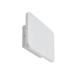 Lucande LED-vegglampe Elrik, hvit, 22 cm høy, metall Clearance