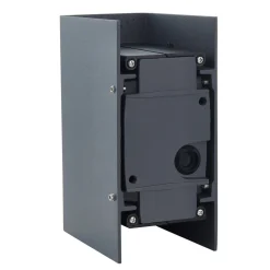 Lucande LED-vegglampe Kimian, høyde 17 cm, antrasitt, IP54 Clearance