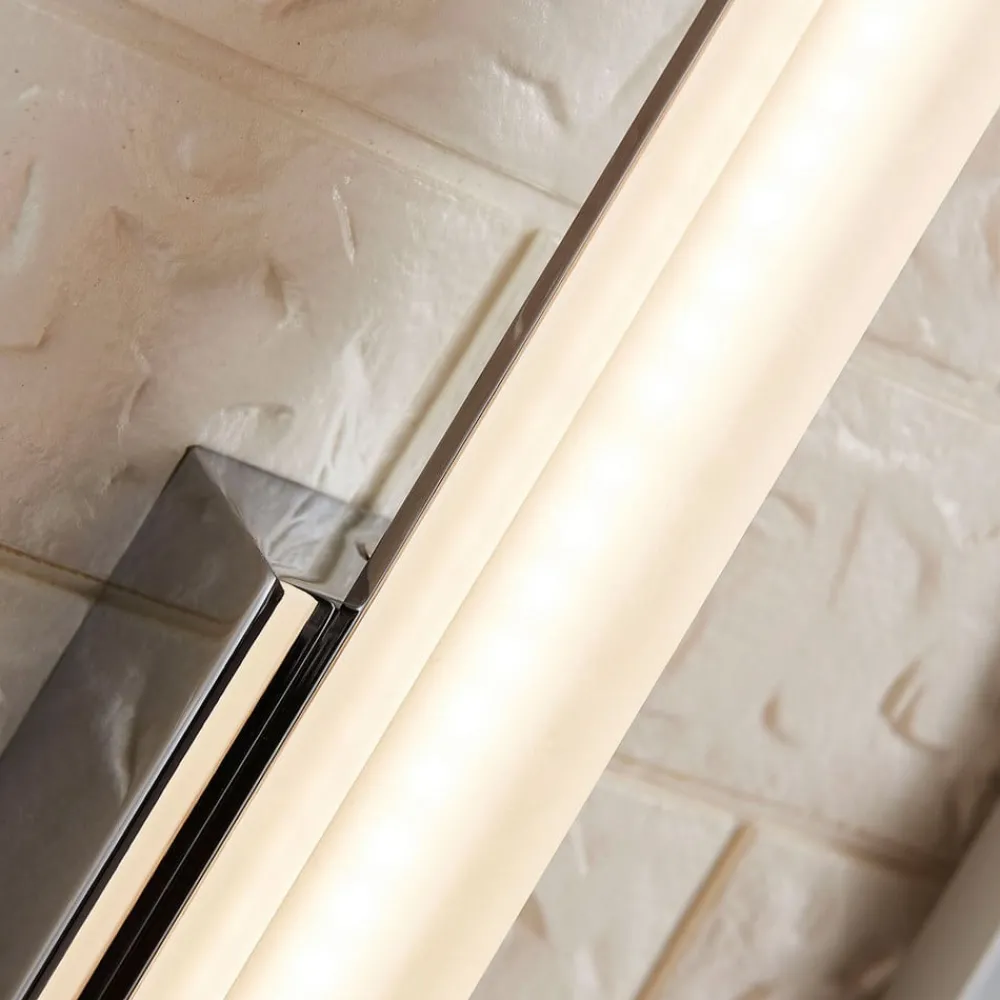 Lucande LED-vegglampe til bad Julie, 32 cm høy, krom, IP44| Led-Innendørs|Vegglamper