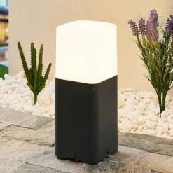 Lucande Obuna sokkellampe, høyde 30 cm New