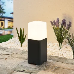 Lucande Obuna sokkellampe, høyde 30 cm New