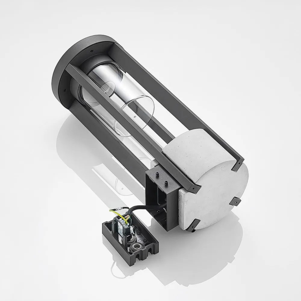 Lucande Overa utendørs vegglampe, E27| Terrassebelysning|Vegglamper Utendørs