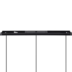 Lucande pendellampe Eirian, 90 cm, 3-lys, svart, glass Online
