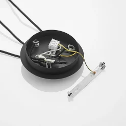 Lucande pendellampe Zyli, 3 lyskilder, røykgrå, glass| Pendellamper