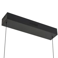 Lucande Pendolo LED-hengelampe, svart, aluminium, 120 cm| Led-Innendørs|Pendellamper
