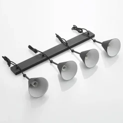 Lucande Phina hengelampe i svart, 4 lyskilder| Pendellamper