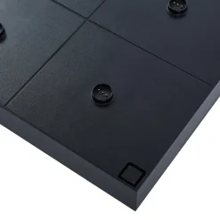 Lucande Quill ladestasjon, svart, polykarbonat, 6 lys