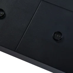 Lucande Quill ladestasjon, svart, polykarbonat, 6 lys