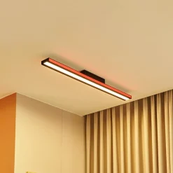 Lucande Smart LED taklampe Leicy svart 8 cm RGB CCT| Design- Og Hotellbelysning|Smarthus Belysning