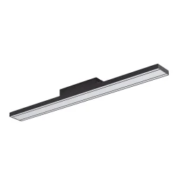 Lucande Smart LED taklampe Leicy svart 10 cm RGB CCT