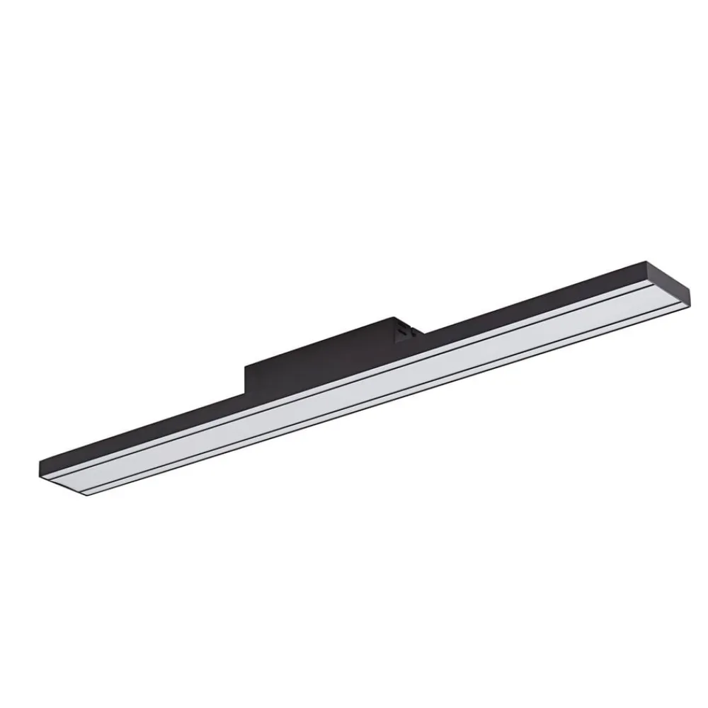 Lucande Smart LED taklampe Leicy svart 10 cm RGB CCT