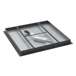 Lucande Smart LED taklampe Leicy svart 65 cm RGB CCT| Butikkbelysning|Design- Og Hotellbelysning