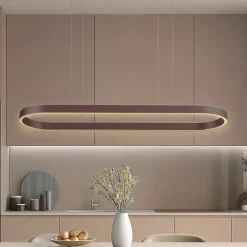 Lucande Smart LED-hengelampe Melinay, kaffe, CCT, Tuya Outlet