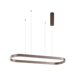 Lucande Smart LED-hengelampe Melinay, kaffe, CCT, Tuya Outlet