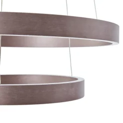 Lucande Smart LED-pendel Yonam, kaffe, 2-lys, Tuya Best