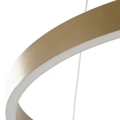 Lucande Smart LED-pendellampe Yonam, gull, 1-lys, Tuya Outlet