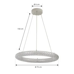 Lucande Smart LED-pendellampe Tumata CCT fjernkontroll Tuya Hot