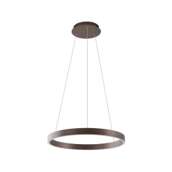 Lucande Smart LED-pendellampe Yonam, kaffe, 1-lys, Tuya Clearance