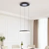 Lucande Smart LED-pendellampe Squillo svart Tuya RGBW CCT| Smarthus Belysning