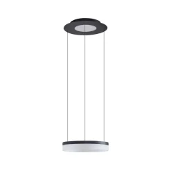 Lucande Smart LED-pendellampe Squillo svart Tuya RGBW CCT| Smarthus Belysning