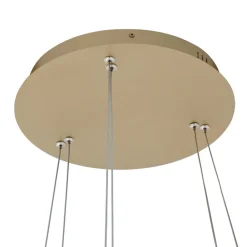 Lucande Smart LED-pendellampe Yonam, gull, 2-lys, Tuya Discount