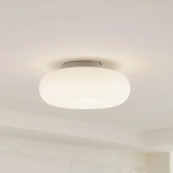 Lucande Smart LED-taklampe Bolti, hvit, RGBW, CCT, Tuya| Smarthus Belysning