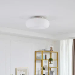 Lucande Smart LED-taklampe Bolti, hvit, RGBW, CCT, Tuya| Smarthus Belysning