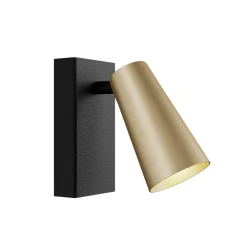 Lucande spotlight Angelina, messing/gull, metall, 1 lyskilde.| Design- Og Hotellbelysning|Spotter I Tak