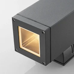 Lucande Stani utendørs vegglampe, E27, 2 lyskilder New