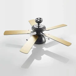 Lucande takvifte med lys Shamoian, stillegående, Ø 130 cm| Takvifter|Takvifter Med Lys Og Fjernkontroll