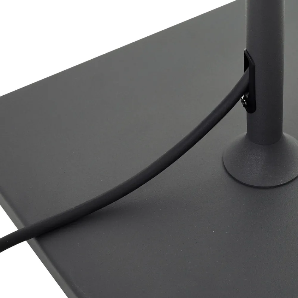 Lucande terrasselampe Andrei, grå, 150 cm høy, IP54, E27 Online