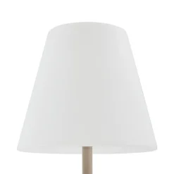 Lucande terrasselampe Jaimy, beige, metall, 150 cm, E27 Discount