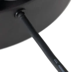 Lucande terrasselampe Marrin, svart, metall, Ø 46cm Outlet