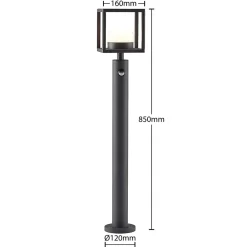 Lucande Timio veilampe, 85 cm, bevegelsessensor, GX53, IP44 Clearance