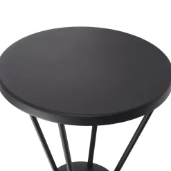 Lucande utelampe Elario, 222 cm, svart, aluminium Online